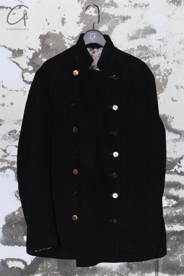 GEOFFREY B. SMALL Double-breasted cashmere jacket Silk printed lining Unisex GBS-MMJ06special1-HEI MMJ06 Color 6